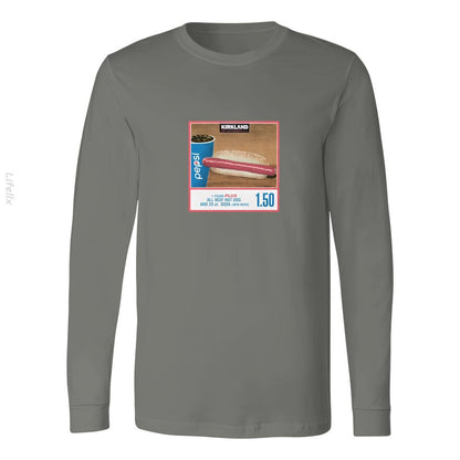 1.50 Costco Hot Dog & Soda Combo With Quote Long Sleeves By @Tacticgr