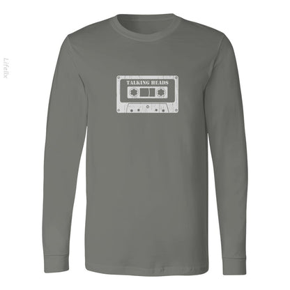 Talking Heads - Vintage Cassette White Long Sleeves By @Breez