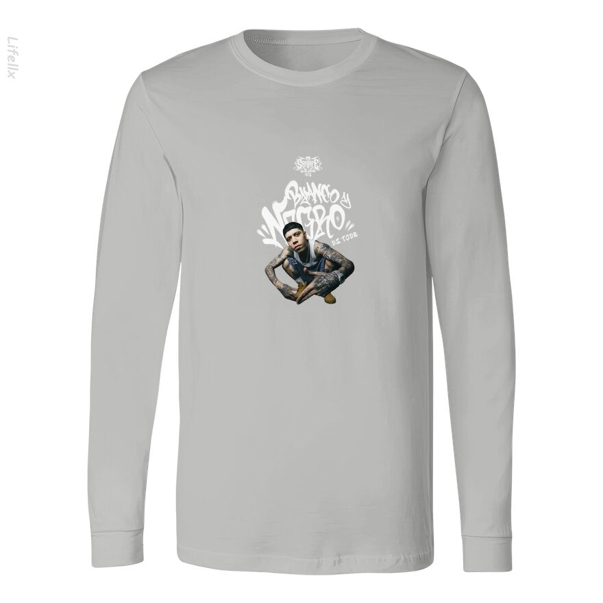 Santa Fe Klan - Blanco y Negro US Tour 2024 Long Sleeves By @Silviaro