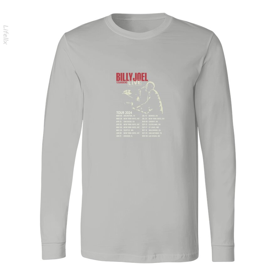 Billy Joel 12 Gärten Live Langärmlige Shirts von @Breez