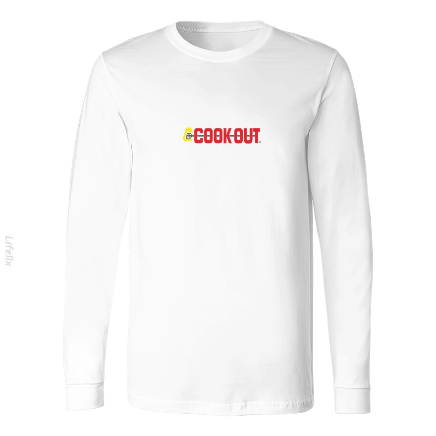 Cookout Restaurant Logo Long Sleeves By @Silviaro