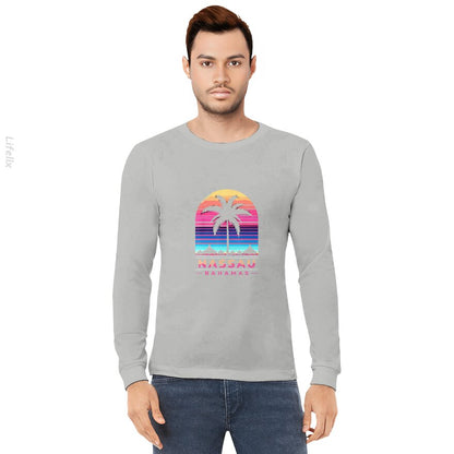 Nassau Bahamas palm trees Long Sleeves By @Silviaro