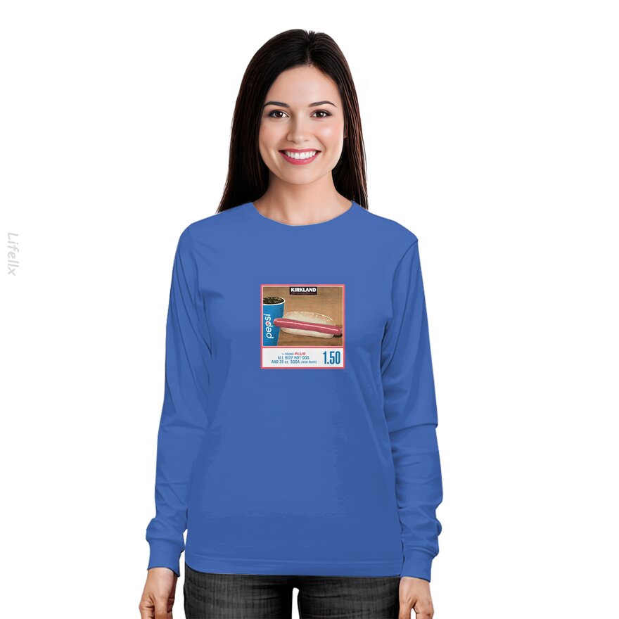 1.50 Costco Hot Dog & Soda Combo With Quote Long Sleeves By @Tacticgr