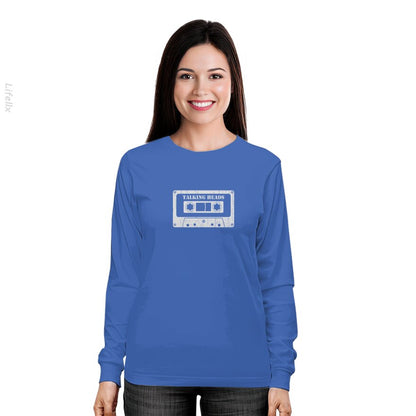 Talking Heads - Vintage Cassette White Long Sleeves By @Breez