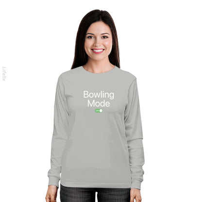 Bowling-Modus aktiviert Sportler Langärmlige Shirts von @Breez