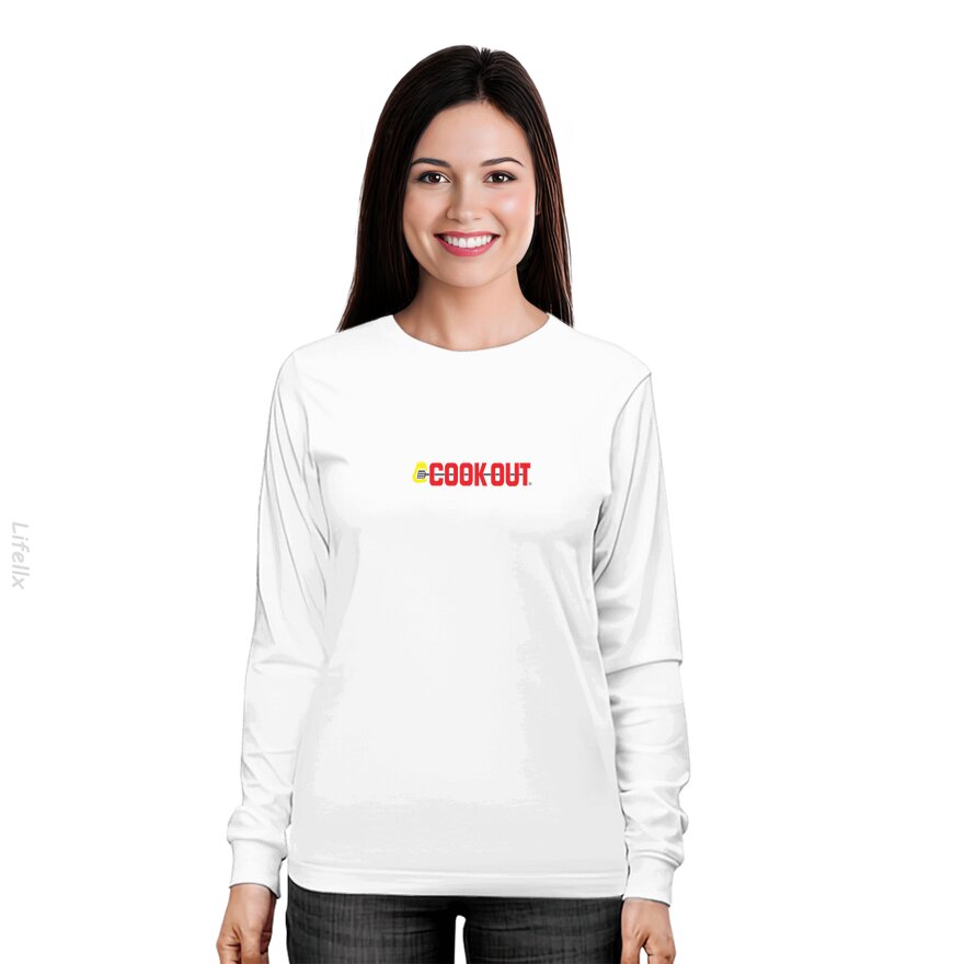 Cookout Restaurant Logo Long Sleeves By @Silviaro