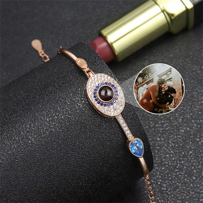 Pulsera Proyección de Foto Mal de Ojo personalizada