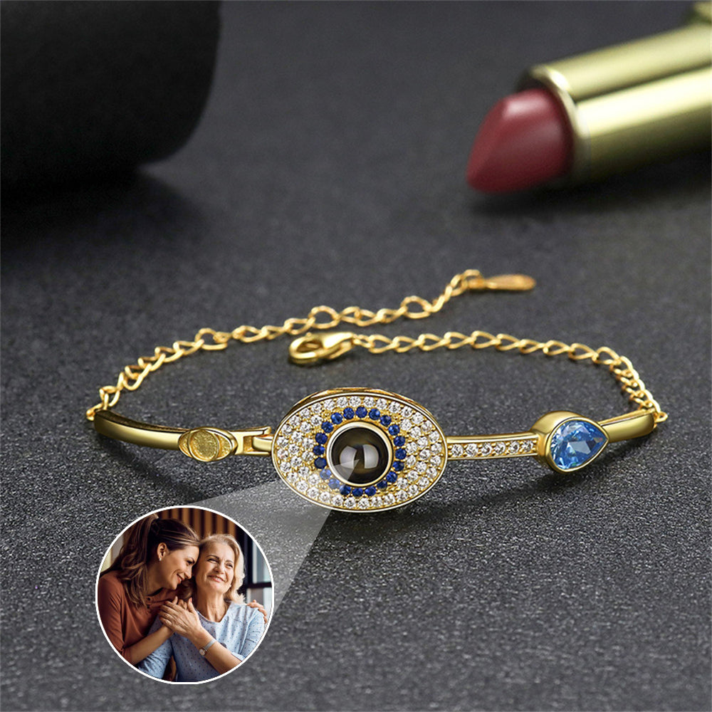 Pulsera Proyección de Foto Mal de Ojo personalizada