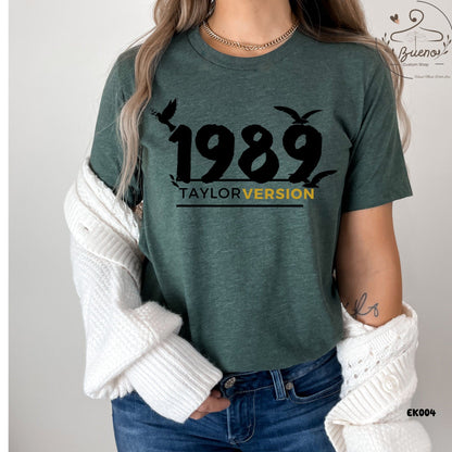 Personalized 1989 Taylor's Version Vintage T-shirt