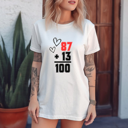 87+13=100 The Eras Tour Vintage T-shirt