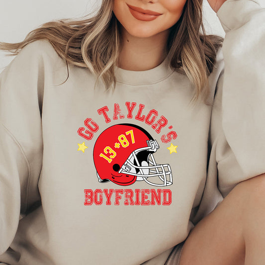 Go Taylor's Boyfriend 13+87 Vintage Sweatshirt