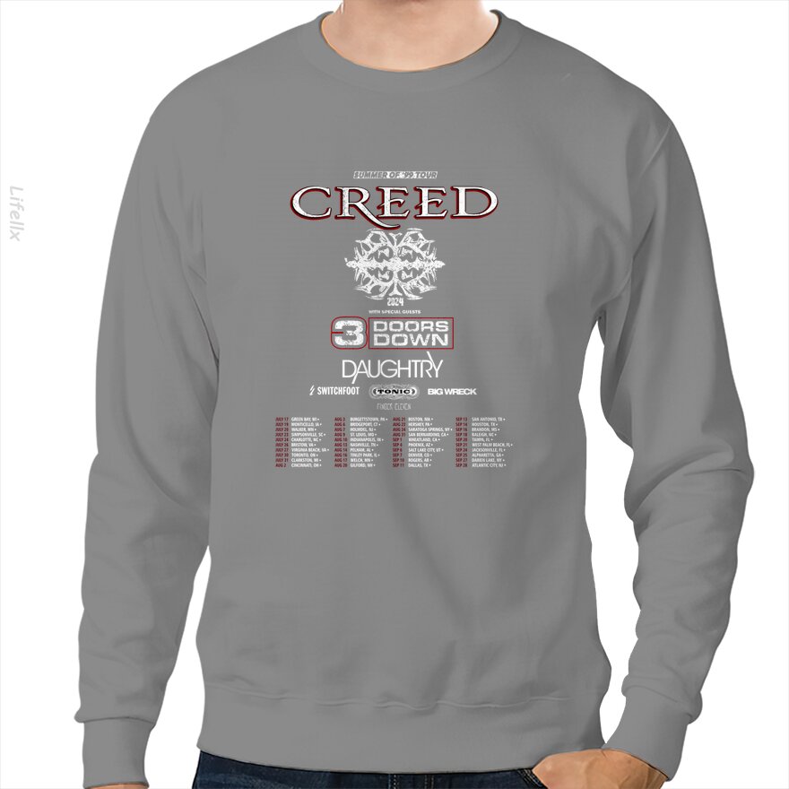 Creed 2024 Tour Zomer van 99 Sweatshirt door @Breez