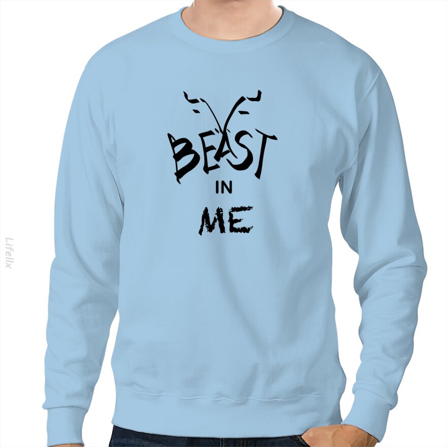 Beast in me Sweatshirt By @Silviaro