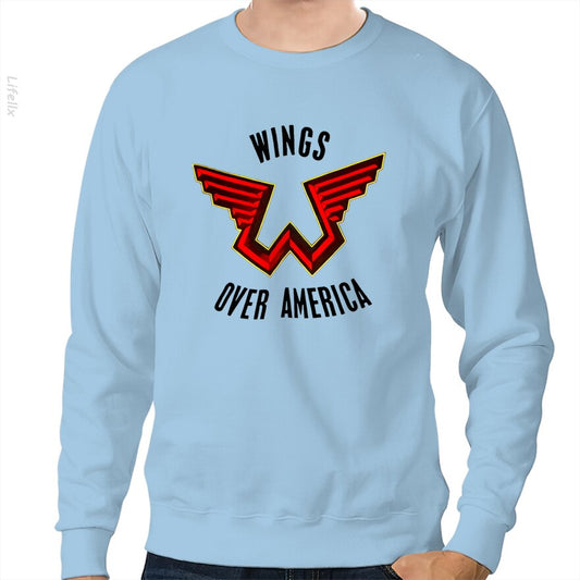 Acheter Vintage 1976 P McCartney Tournée Wings Sweat-shirt par @Silviaro