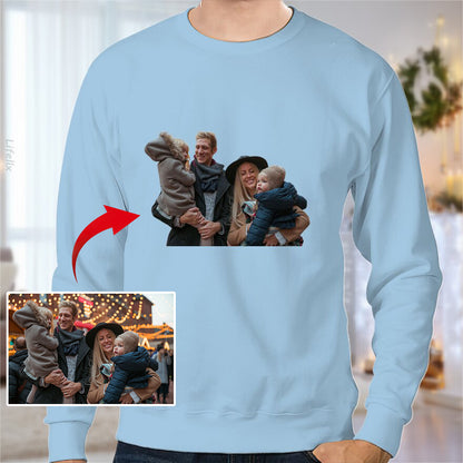 Custom Photo - Christmas Gift For Family Sweatshirt By @YourOwn