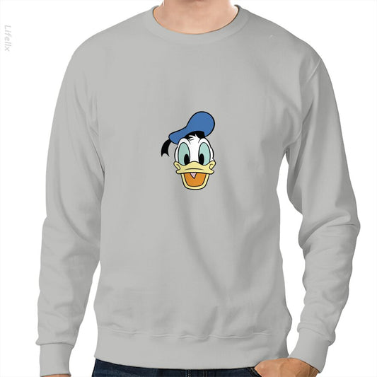 Retro Donald Sweatshirt By @Silviaro