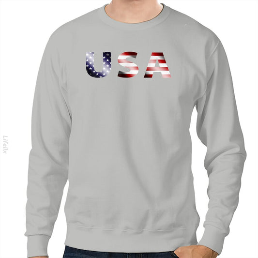 The Independence Day USA Sweatshirt By @Breez