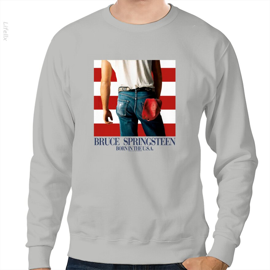 Bruce Springsteen USA Album Rock Sweatshirt von @Silviaro