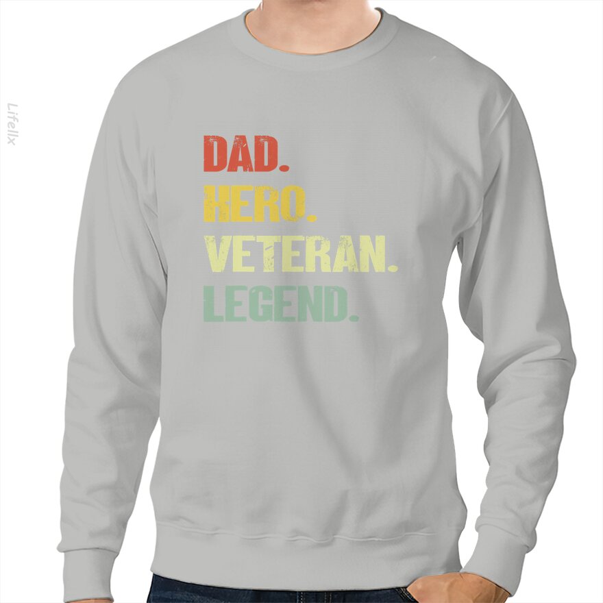 Veteraan Papa held veteran Sweatshirt door @Baloshiya