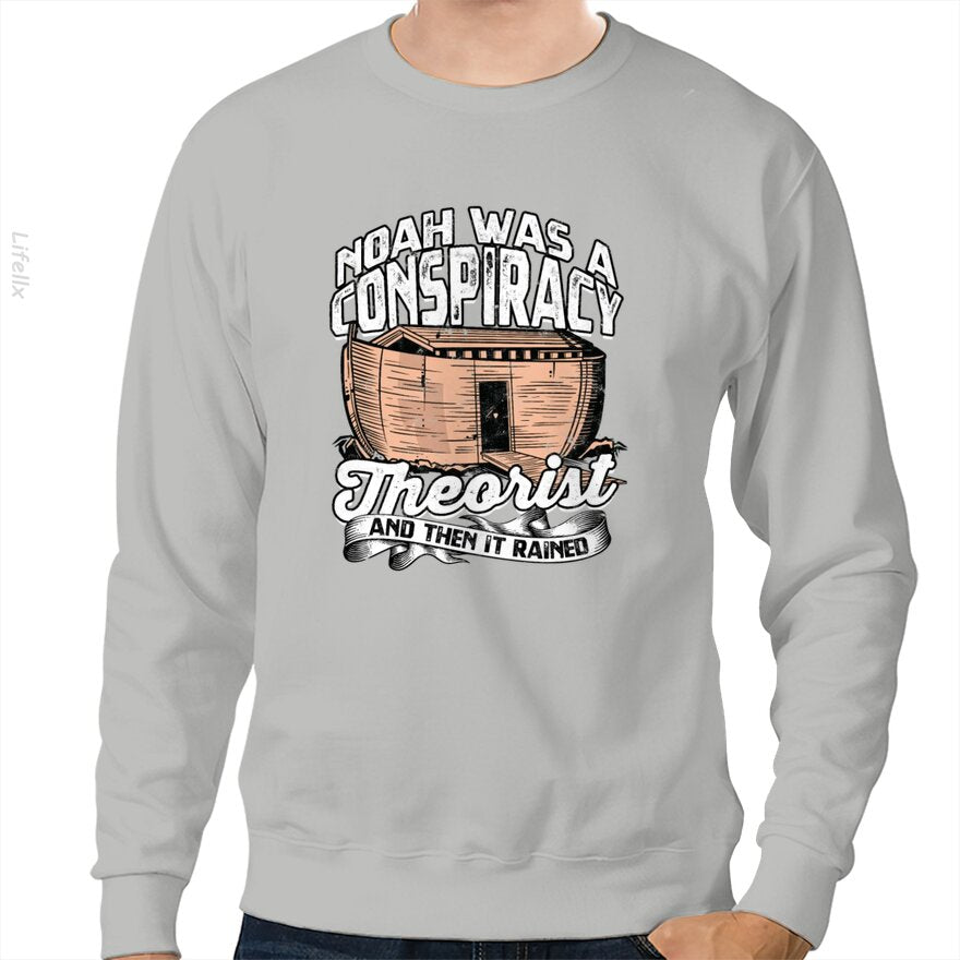 Samenzweringstheoreticus Theorie Science Fiction Sweatshirt door @Silviaro