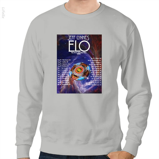 Jeff Lynne's ELO Tour 2024 Date Sweatshirt By @Silviaro