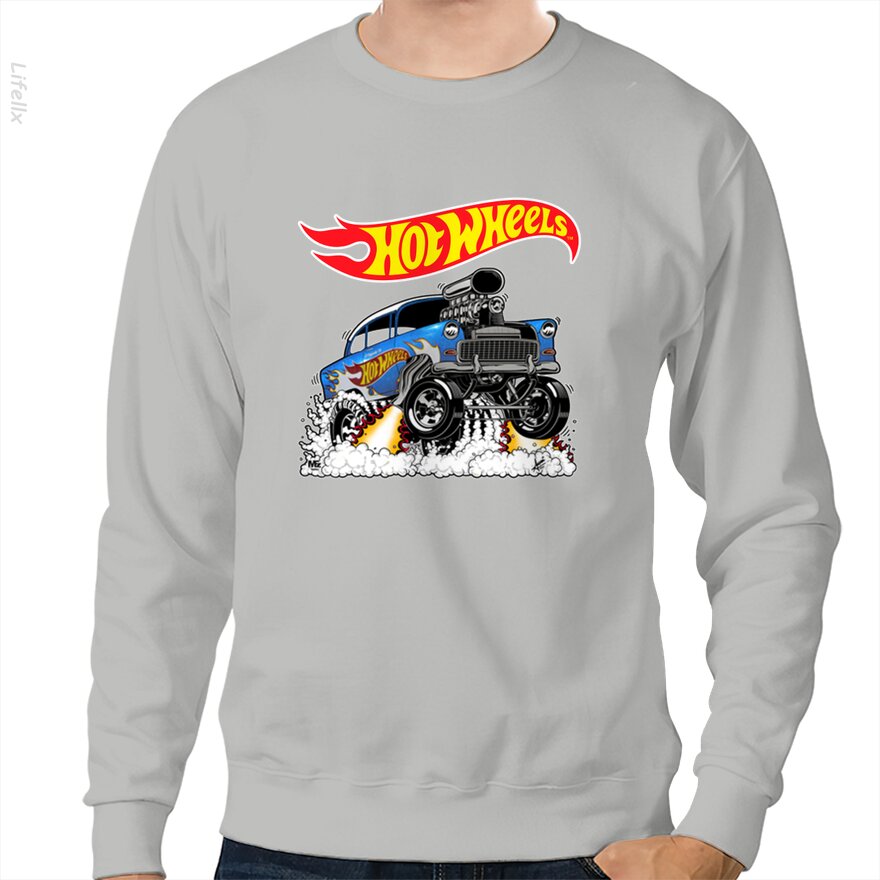 Hot Wheels 55 Chevy Bel Air Gasser Sweatshirt von @Silviaro