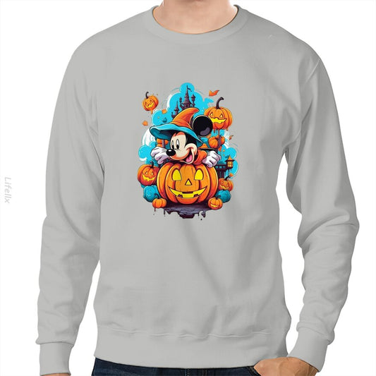 Mickey Mouse effrayant à Halloween Sweat-shirt par @Cyberwerior