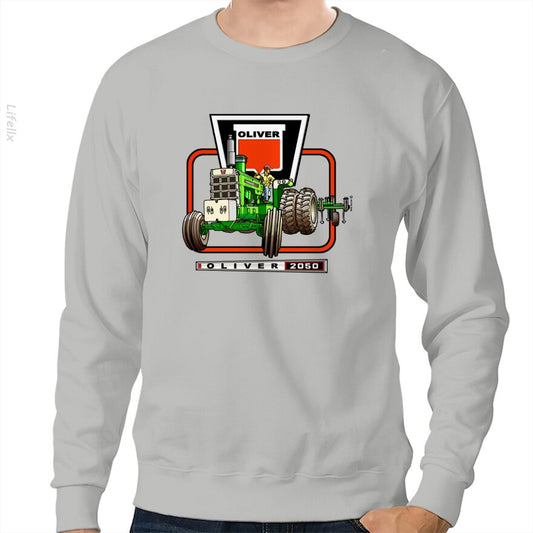 Tracteur Oliver 2050 Sweat-shirt par @Fabrice