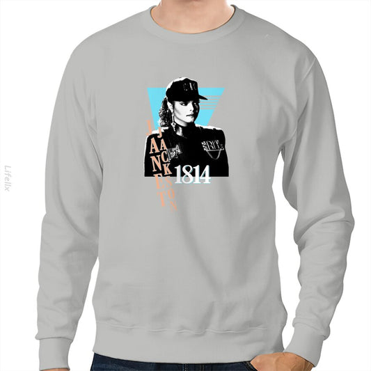 Janet Jackson 1814 Zwart Sweatshirt door @Brechtje2003