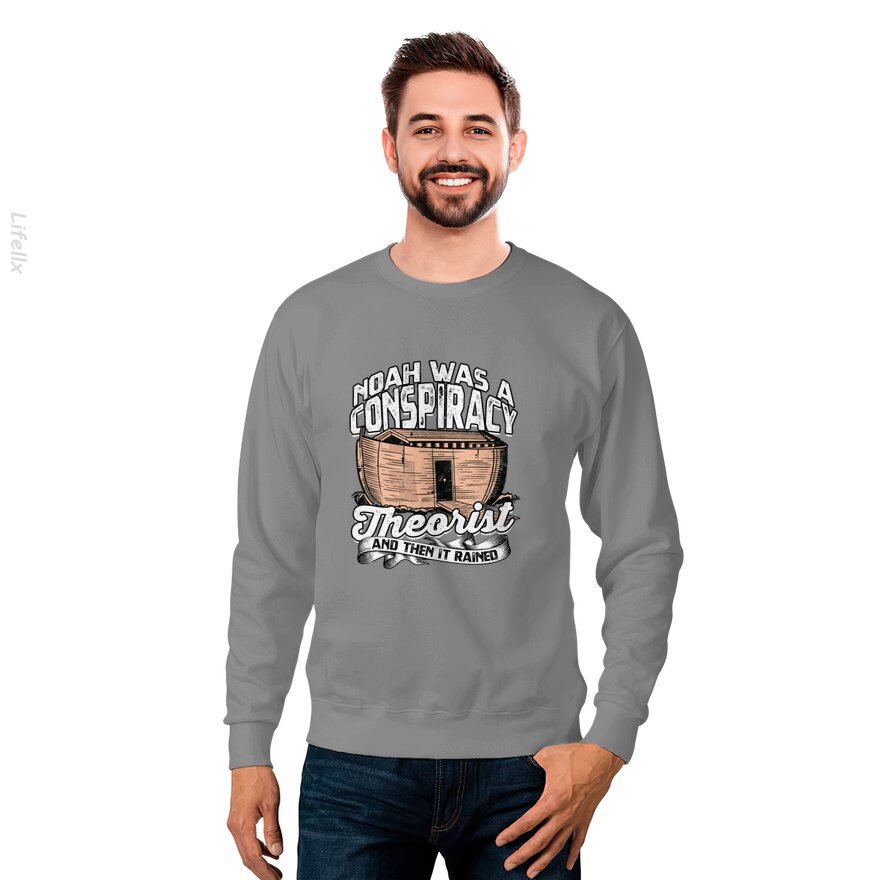 Conspiracy Theorist Theory Science Fiction Sweatshirt By @Silviaro