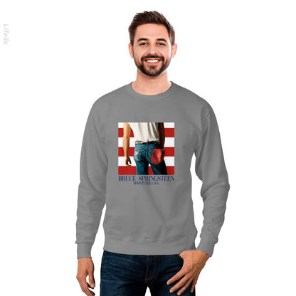 Bruce Springsteen USA Album Rock Sweatshirt By @Silviaro