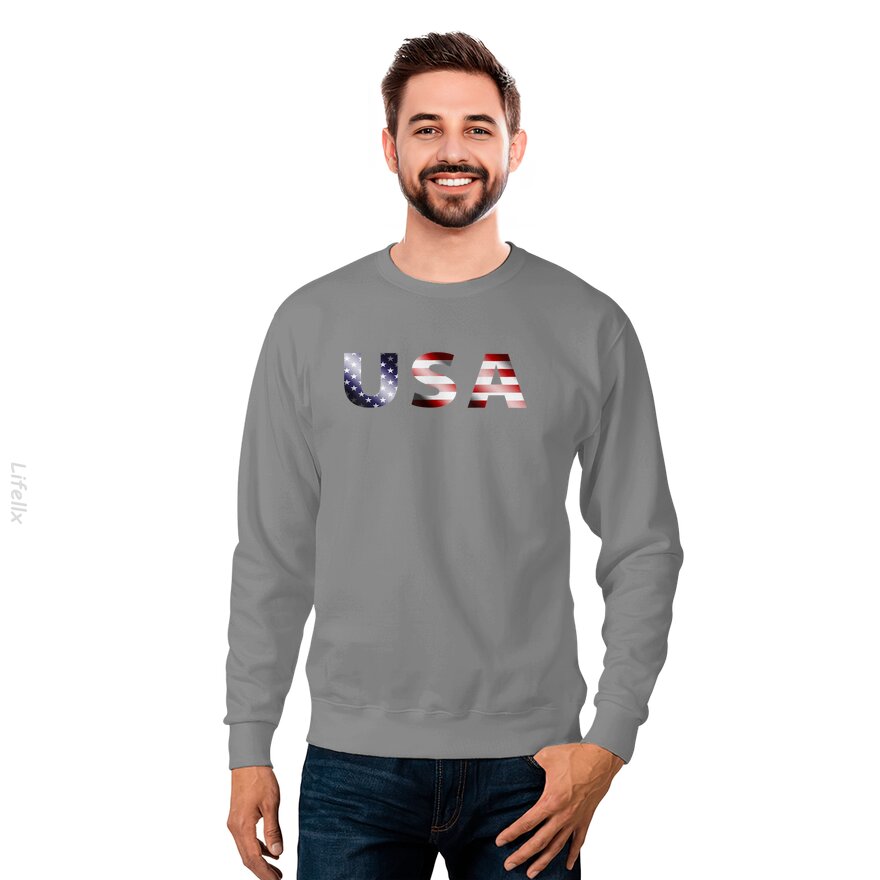 The Independence Day USA Sweatshirt By @Breez