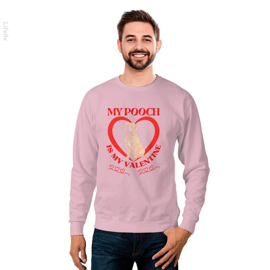 Mon toutou est mon Valentinemy Sweat-shirt par @Chetan_Art