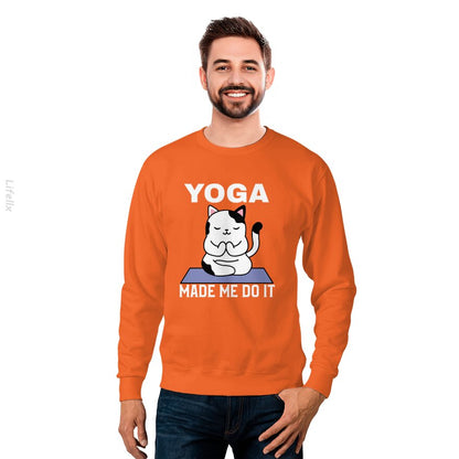 Yoga Made Me Do It Sweatshirt By @Breez