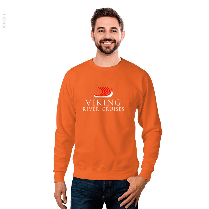 Luxus-Kreuzfahrten - Wikinger Fluss Sweatshirt von @Silviaro