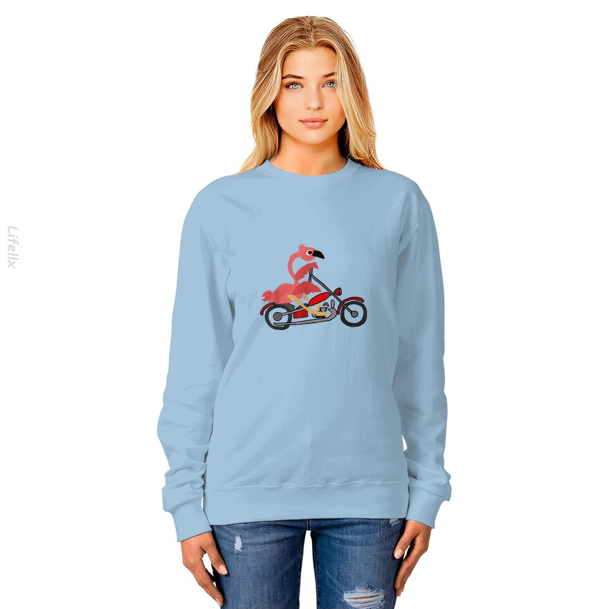 Vogel Motorfiets Sweatshirt door @Breez