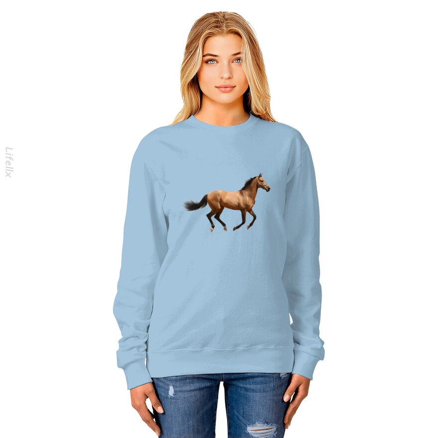 Paard Kledingaccessoires Sweatshirt door @Breez