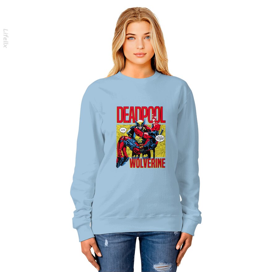 Deadpool 3 Wolverine Beste Bubs Cover Sweatshirt von @Silviaro