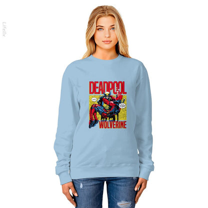 Deadpool 3 Wolverine Meilleur Bubs Couverture Sweat-shirt par @Silviaro