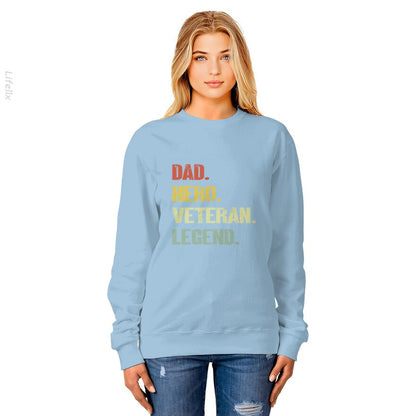 Veteran Vets Dad hero veteran Sweatshirt By @Baloshiya