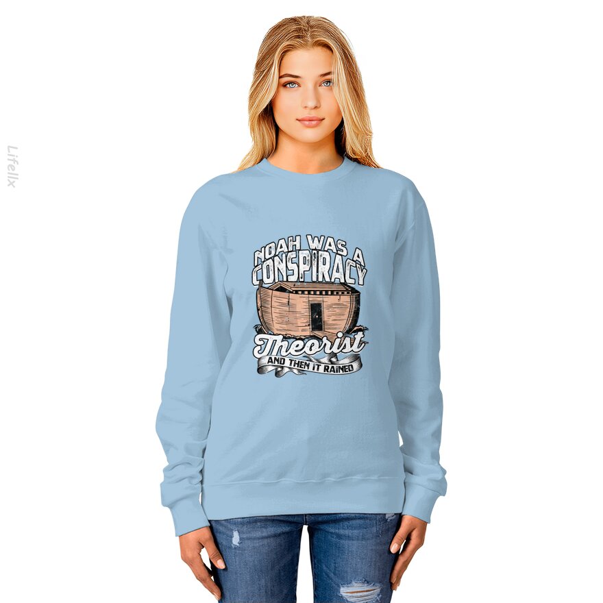 Conspiracy Theorist Theory Science Fiction Sweatshirt By @Silviaro