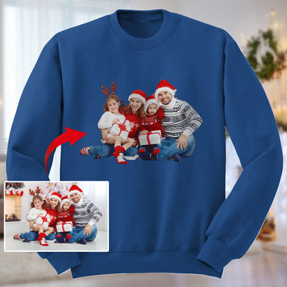 Custom Photo - Christmas Gift For Family Sweatshirt By @YourOwn