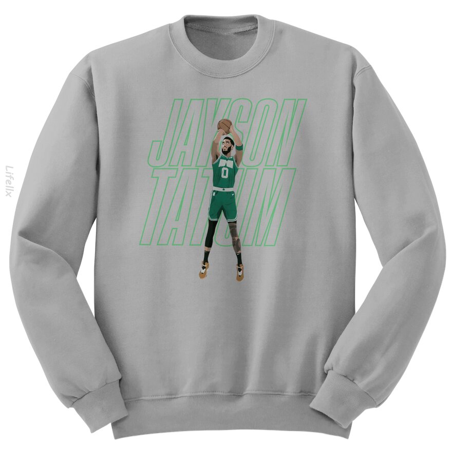 Jayson Tatum Basketball Groen Boston Sweatshirt door @Breez