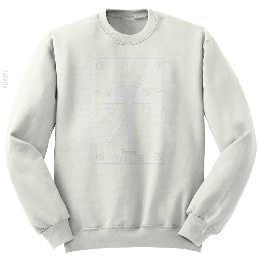 Terry Davis Temple OS Retro-Logo Sweatshirt von @Silviaro