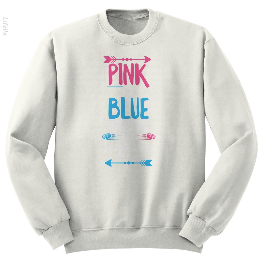 Gender reveal cita voor hockey Sweatshirt door @Silviaro