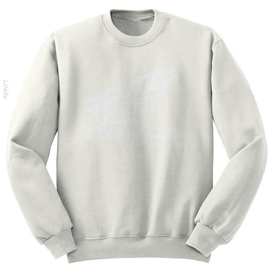 Honda logo White Sweatshirt By @Breez