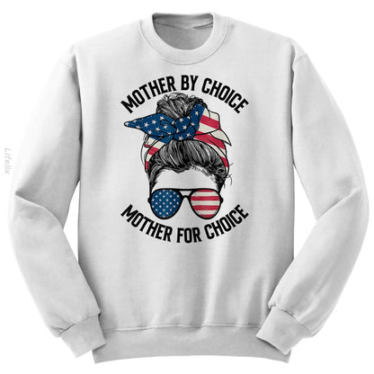 Mère Par Choix Drapeau des USA Sweat-shirt par @Nasim.Naz13