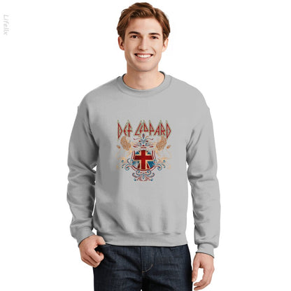 Def Leppard groupe de métal des années 80 Sweat-shirt par @Breez