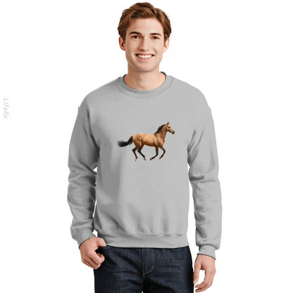 Paard Kledingaccessoires Sweatshirt door @Breez