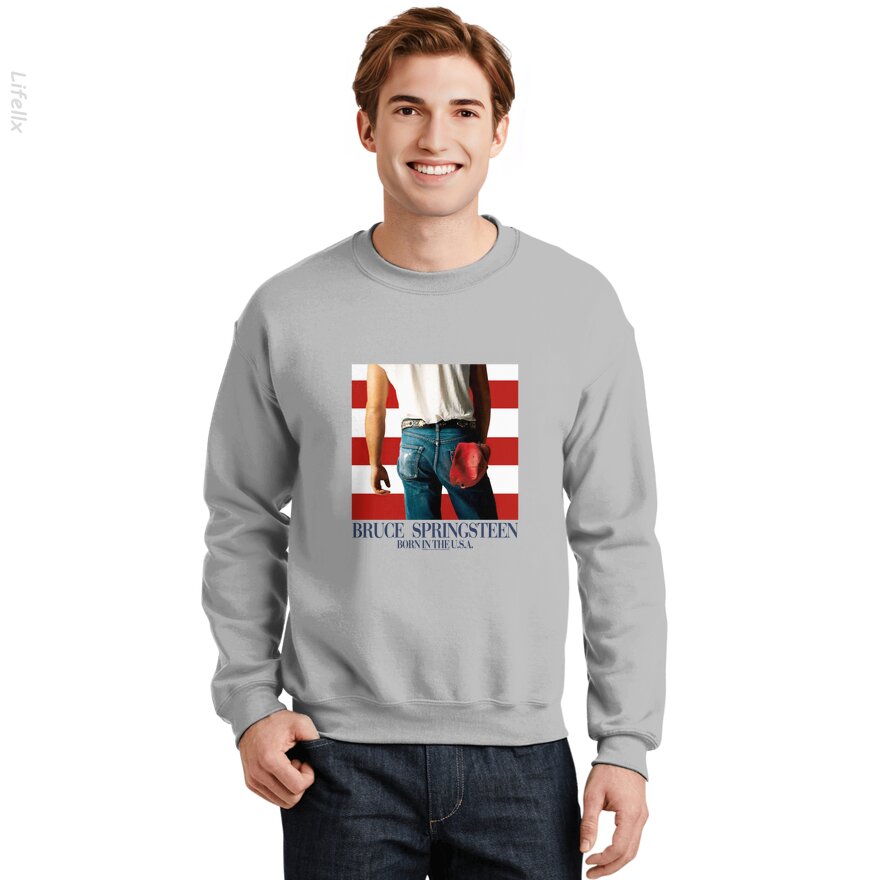 Bruce Springsteen USA Album Rock Sweatshirt von @Silviaro